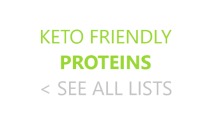 Keto Friendly Proteins Ketogenic Keto Diet